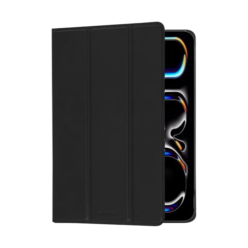 Étui folio dbramante1928 Risskov noir pour iPad Pro 11 au bureau et voyage