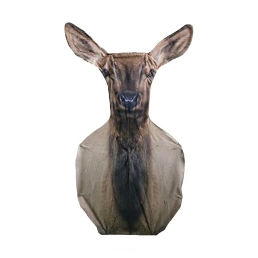 KILLERGEAR ElkFan, 3D Mature Cow Elk Fanning Decoy for Traditional Hunting, Locate & Set Up and Spot & Stalk, Lightweight, Portable & Durable Animal Umbrella with Built-In Ground Stake, Carrying Bag