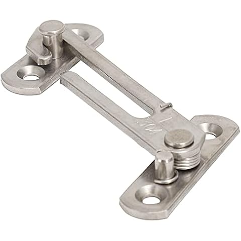 QANYEGN Window Limiter, Stainless Steel Casement Stopper, Flip Latch, Window Opening Locks, Window Lock with Screws for Wood Fence Cover