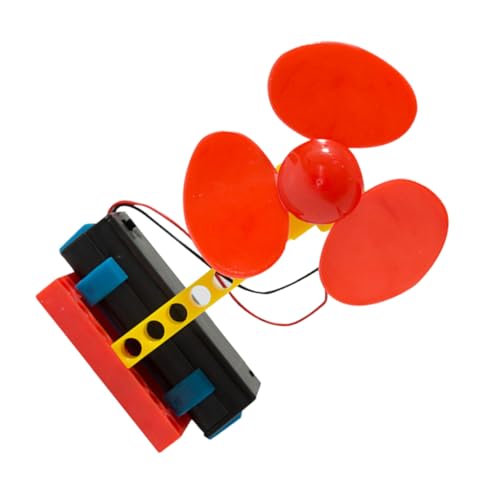 YARNOW 1 Juego Juguetes De Ventilador Eléctrico DIY Generador De Viento De Juguete Kit De Herramientas De Aprendizaje Kits De Educación Científica Batería De Litio (no. 5)