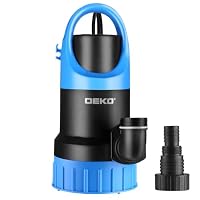 Amazon | DEKO 750W 1HP 底部入水式 水中ポンプ 浮きセンサー付き 最大