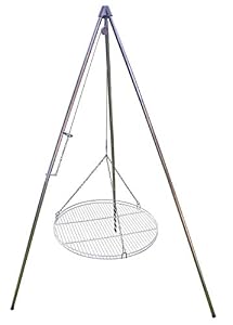 Huber Grillgeräte Edelstahl Dreibein Schwenkgrill 60cm