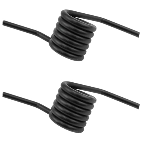 Lovelysp - Muelles de retorno para gato de suelo, resortes hidráulicos, resorte de torsión, accesorios de gato horizontal, color negro, paquete de 2