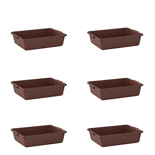 6-Pack 20" x 15" x 5" bus tubs