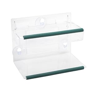 RSPB Wild Bird Window Feeder, Tough & Durable with 3 Strong Suction Cups, Enjoy the Birds Feeding Up Close, Ideal For…