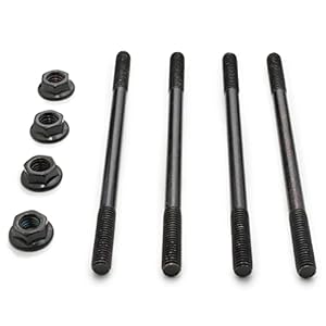 Easyboost 4 Goujons de Cylindre M6 x 106mm pour MBK Booster avant et après 2004 Bw’s Stunt Rocket Slider et Piaggio AC/LC 50 Typhoon Runner Zip NRG