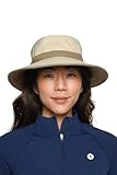 Wide Brim Golf Hat - UPF 50+ Sun Protection - Matchplay in Tan/Khaki