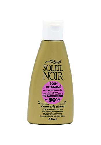 Soleil Noir Soin vitaminé 50+ très haute protection 50 ml