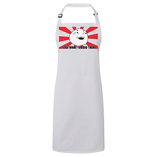 Tablier cuisine blanc mème internet une idée cadeau originale et fun
