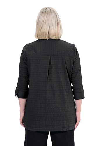 Ulla Popken Tunika Camicette, Schwarz, 72-74 Donna - 2