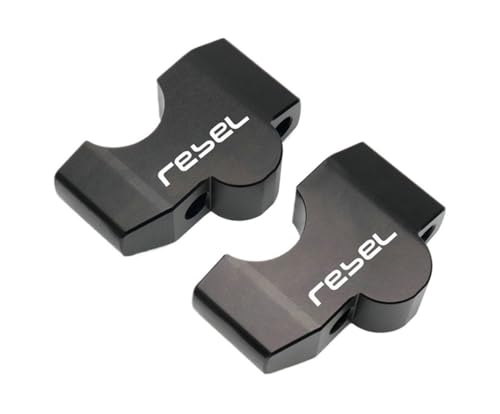 Abrazadera elevadora manillar Rebel 500 de aluminio mecanizado CNC alta resistencia
