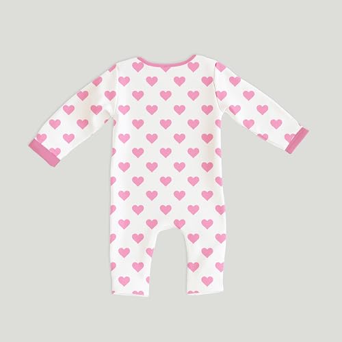 Image of Kidbea Organic Cotton Full Sleeve Baby Rompers | Soft, Cute Printed Romper for Baby Boy & Baby Girl Playwear
