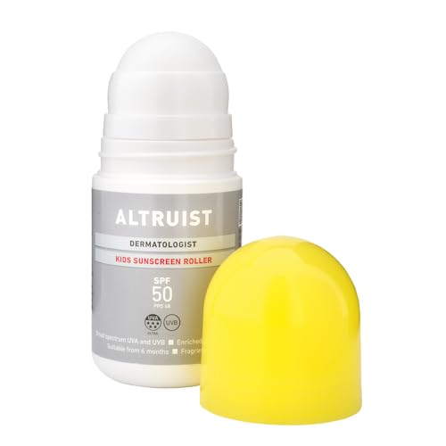 Altruist Kids Sunscreen Roller SPF 50 For Kids & Babies (6+ Months) 5 Star UVA Protection Water resistant Non-greasy with Vitamine E Easy Roller application - 100 ml