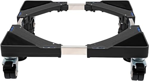 Suporte Móvel, Base Móvel com Roda Universal, Ajuste de Tamanho Livre, Adequado para Geladeira, Máqu