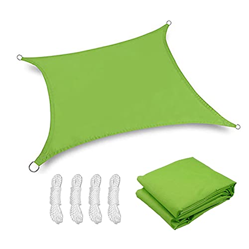 Voile d'ombrage pour balcon d'été et patio extérieur vert automne