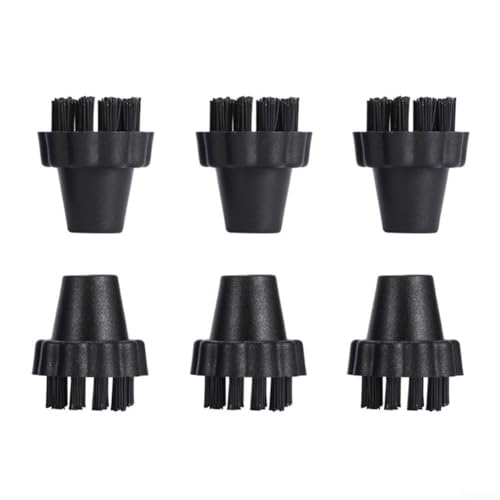 PAEU0250 Steam Cleaner Brushes Fit For VAPORETTO Models, For VAPORETTO For Lecoaspira, For Unico, For VAPORETTO Pro Series, Limescale Remover Brushes Nylon Bristle Set(6 PACK)