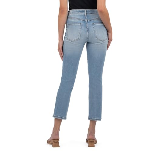 KUT from the Kloth Women's Rachael High-Rise Fab Ab Mom Regular Hem2