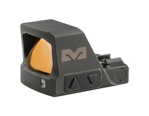 Meprolight Mepro MPO-S Pistol Red Dot Sight with RMSc Footprint, 3 MOA Red Dot, 33 MOA Outer Ring, 3/33 MOA Bullseye Reticle, IPX7 Waterproof, Shake Awake, 20,000+ Hour Battery Life