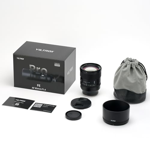 Image of VILTROX 85mm f1.4 Pro FE Lens, AF 85mm f /1.4 FE for Sony E-Mount, Portrait Lens for Sony FE a7iv a7c ii a7rv a9iii zve1 fx3 ev-e10 ii a6700 a6600