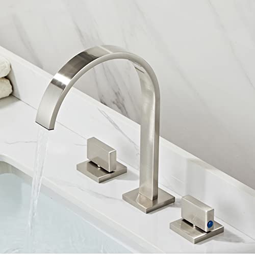 Robinet cascade pour lavabo à double poignée pour transformer votre salle de bain en spa