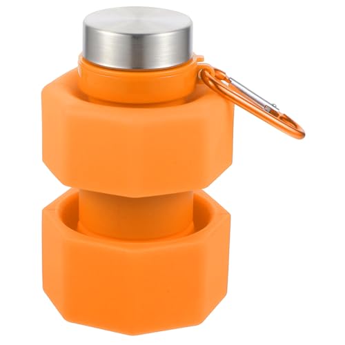 Gourde pliable en forme d’haltère pour le sport et la course en extérieur