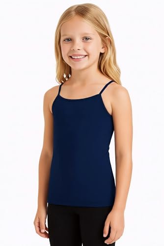 Image of Kurve Girl's Sleeveless Tank Top - Stretch Undershirts Cami Camisole, UV Protective Fabric, Rated UPF 50+ (Made in USA)
