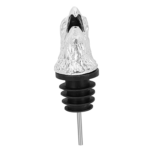 GREENADSCAPE vertedor de águila vertedor de licor medido aireador suministros de vino vertedor de vino tapones vino cóctel botella tapón de vino novedoso verter vino Aleación de zinc Silver