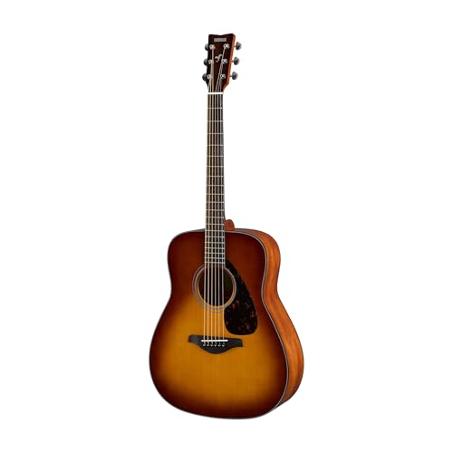 Yamaha FG800 Westerngitarre sand burst - Akustische Westerngitarre mit authentischem Klang - Anfängergitarre für Erwachsene & Jugendliche - 4/4 Gitarre aus Holz, Taille maximale