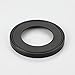 ROLYA Solid Metal Glass Vessel Sink Mounting Ring Matte Black