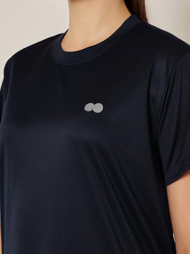 Image of Clovia Women's Polyester Regular Fit Active T-Shirt