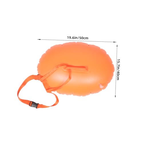 Boya de natación inflable para adultos color naranja miniatura 2