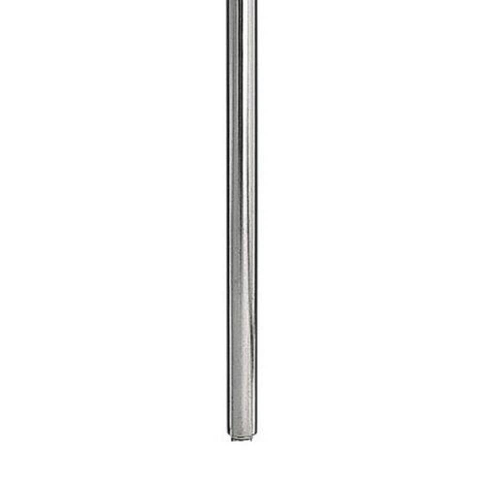 Kichler 2999PN 0.5-Inch Diameter x 12-Inch Length Steel Lighting Stem, Polished Nickel