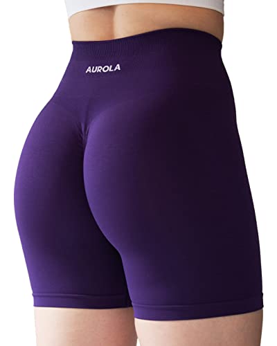 Image of AUROLA Intensify Workout Shorts for Women Seamless Scrunch Short Gym Yoga Running Sport Active Exercise Fitness Shorts