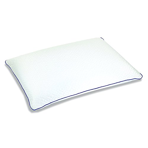 Sleep Innovations Forever Cool Gel Memory Foam Pillow Standard (Pack of 1) Off White