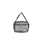 QIAOLIANQIAO ESD 15.7"L x 3.1"W x 11.8"H anti-static clear pvc shoulder bag,cleanroom engineer tool