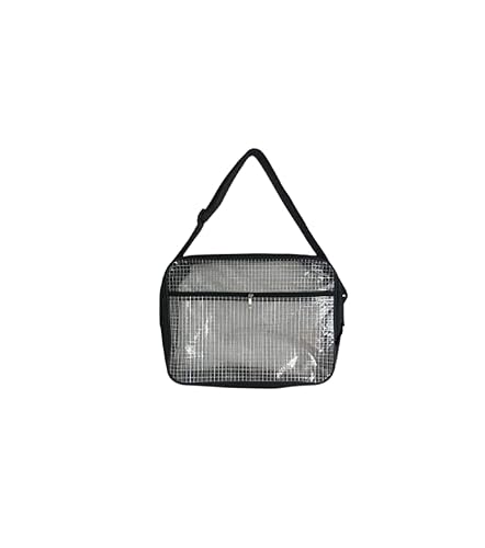 Qiaolianqiao Esd 15.7"L X 3.1"W X 11.8"H Anti-Static Clear Pvc Shoulder Bag,Cleanroom Engineer Tool Bag, For Engineer Put Computer Tool Working In Clean Room 1Pcs #TOP1