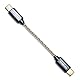 GUCraftsman USB C Typ C auf Typ C Kopfhörer Verstärkerkabel 6N Single Crystal Silver für FiiO BTR5 Q1 Q3 Q3s QuDELIx 5K xDuoo Link2 XD-05PLUS E1DA 9038G3 9038S 9038D Lotoo PAW S2¡