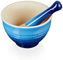 Le Creuset Zaprawa i tłuczek, emaliowana kamionka 11,5 cm, 360 g, 300 ml, Wiśniowy, 81209300600003