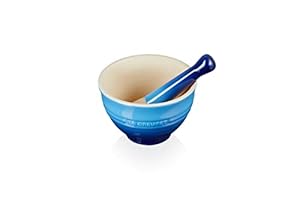 Le Creuset Azure Enamelled Stoneware Mortar Pestle