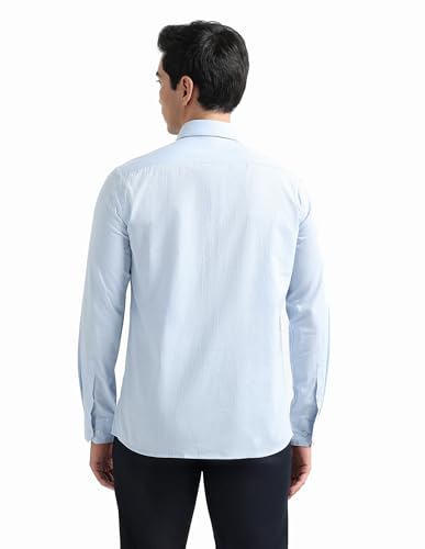 Image of Arrow Checked Slim Fit Mens Formal Shirt - Cotton, Breathable & Comfortable, Full Sleeves Shirts for Men