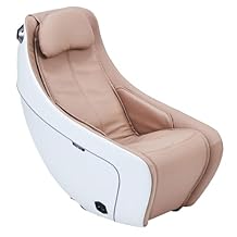 Synca Wellness CirC Premium Massage Chair - SL Track, Heated, Ergonomic, Full Body, Deep Tissue, Shiatsu and Remote-Controlled, Promoting Sleep and Blood Circulation, Home and Office Use Beige
