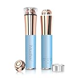 iMusthav Portable Flawless Facial Hair Remover for Women – Painless, Fast & Precise Flawless Electric Razor & Epilator for Face, Lips, Chin hair removal – 18K Gold-Plated, 360° LED Light