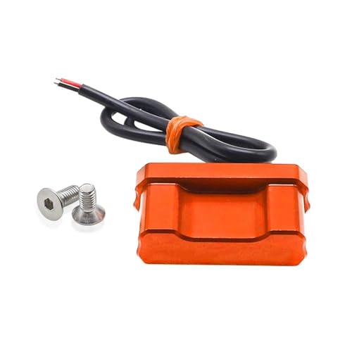 BTCTLPLMKK For Y&AMAHA YZF R15 V3 R15V3 2017-2024 バイク用ナンバープレートホルダー テールライトブラケット バイク用 ナンバープレートステー(Orange LED lights)