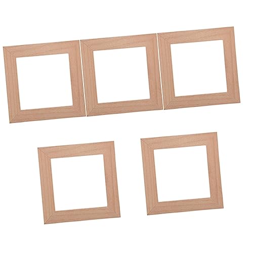 Uonlytech 5 Uds Interruptor Decorativo Marco De Madera Woodsy Decoración Cubierta De Salida Luz Decorativa De Pared Decoración Interruptor De Luz Placas Interruptor De Encendido Y Apagado