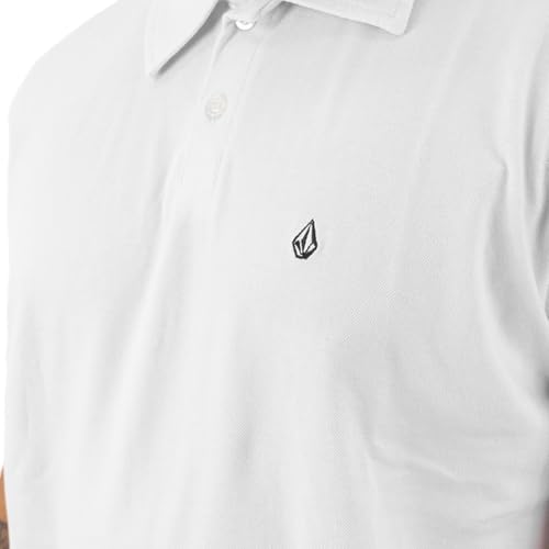 Volcom, Camiseta Polo Volcom Classic Stone White Cor:Branco;Tamanho:G
