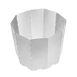 OSALADI Faltbarer Runder Propan Terrassenheizstrahler Reflektor aus Aluminiumlegierung mit Windschutz für Camping und Außenbereich Vielseitig und Hitzebeständig