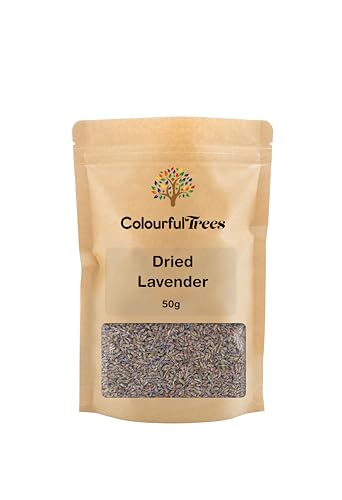 Dried Lavender Flowers 50g by Colourful Trees
