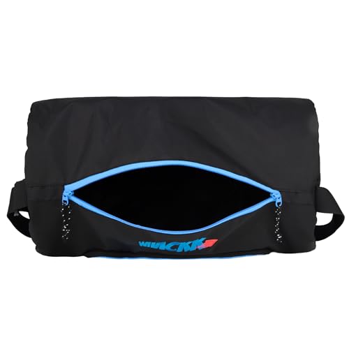 Image of Whackk Track Blue 31L |Gym Bags |Fitness Bag|Sports Duffle|Multipurpose Carry Bag |Travel Duffel Bag|Adjustable Strap|Air Ventilated Pocket for Shoes|Unisex|Lightweight|Sports Kit|Kitbag