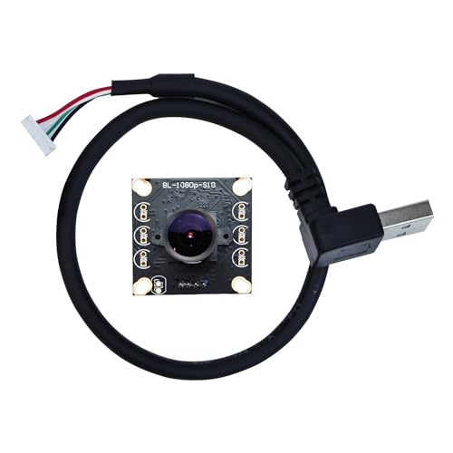 Yahboom 2MP Camera Module Jetson Raspberry Pi 5 4B 3B+ 148°Wide Angle Module Adjustable Focus 1080p USB HD Web CAM for Raspberry Pi/Jetson Orin/Horizon USB Driver-Free 40cm Cable