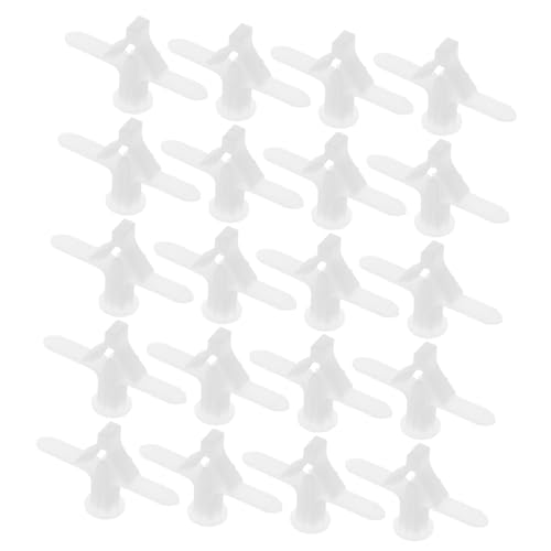 MAGICLULU 200pezzi Tasselli Ad Espansione Per Cartongesso Di Fissaggio Per Pareti Cave Bianco Ancoraggi Professionali Per Impiallacciatura Pannelli Mattoni Forati Materiali Di Base Leggeri